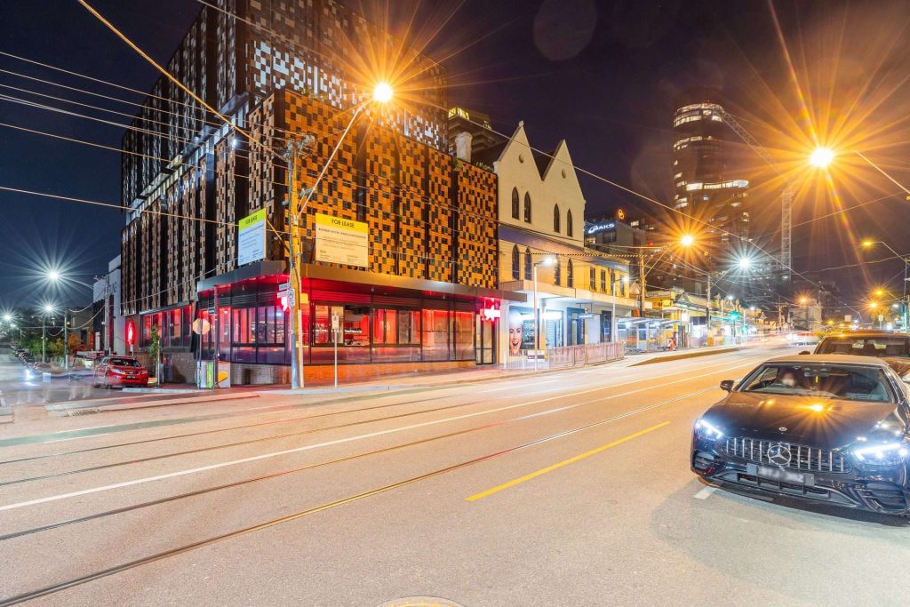 Toorak Road South Yarra at night