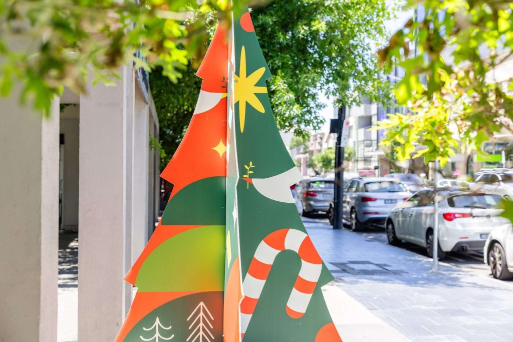 Christmas Tree on Toorak Road South Yarra