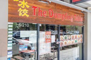 The Dumpling Table South Yarra shopfront and sign