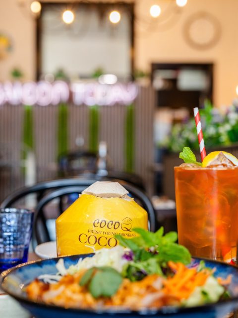 Lunch is looking good at Saigon Today. 
Fresh herbs, crunchy veg, golden chicken and a chilled coconut to sip between bites. Just the thing for a spring lunch on Toorak Road, South Yarra. 😋