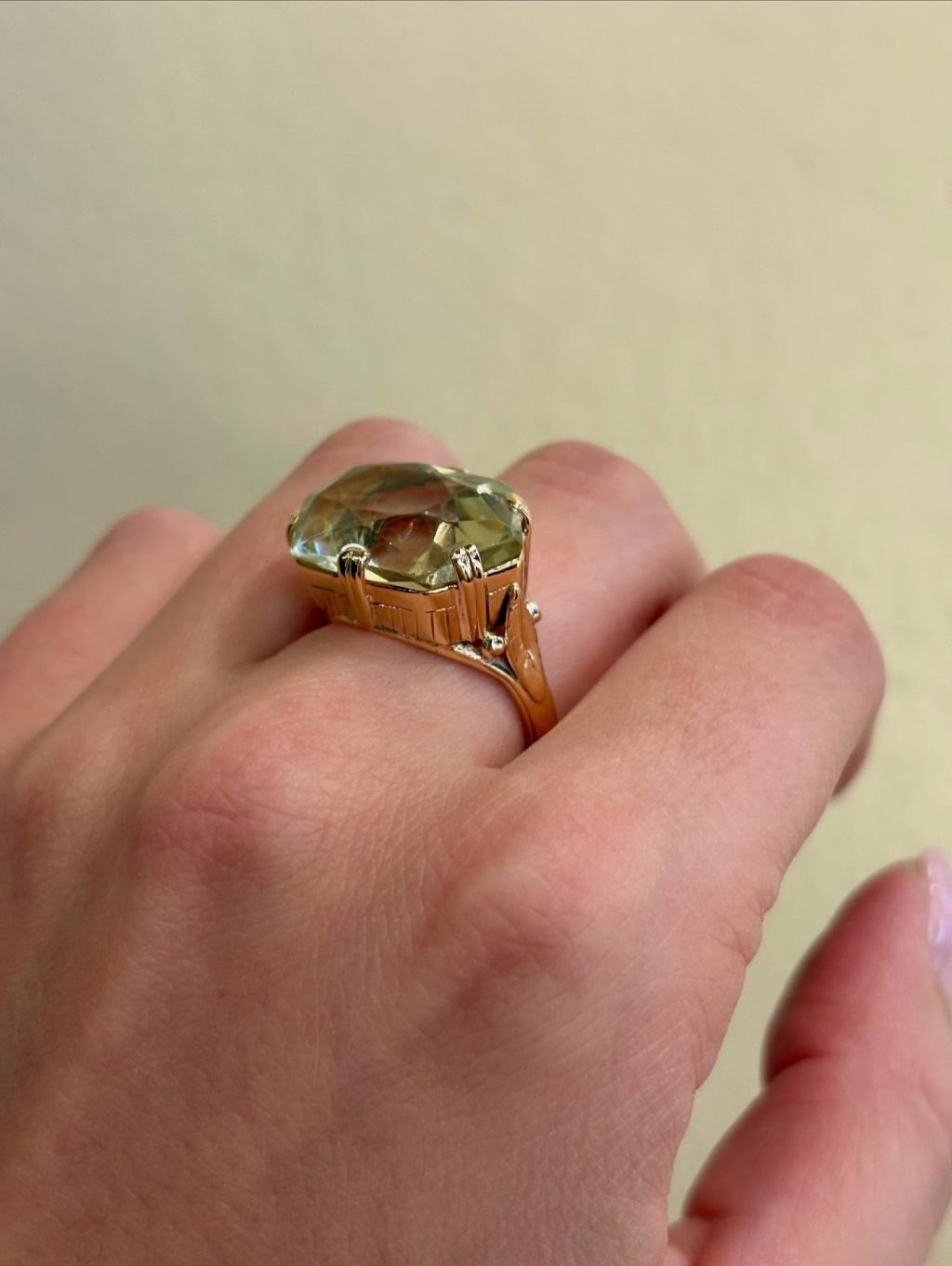 Cocktail ring • 14ct & Citrine at @collectionsfinejewellery 

📍 148 Toorak Road South Yarra

#collectionsjewellery #citrine