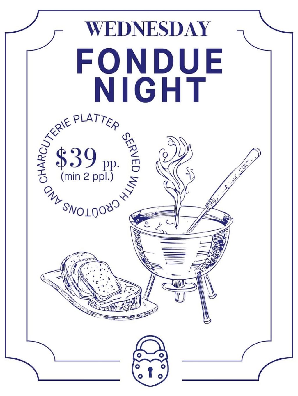 @chez_olivier cheese fondue is back ! Every Wednesday, it’s Fondue Savoyarde at Chez Olivier. Melting cheese, croûtons and charcuterie, what else to face the winter ? 🧀

$39 pp., serving of 2 minimum. Booking highly recommended. 🇫🇷

À bientôt ! ❤️

#Frenchfondue #FrenchCuisine #frenchfood #frenchrestaurant #chezolivier #toorakroad #southyarra