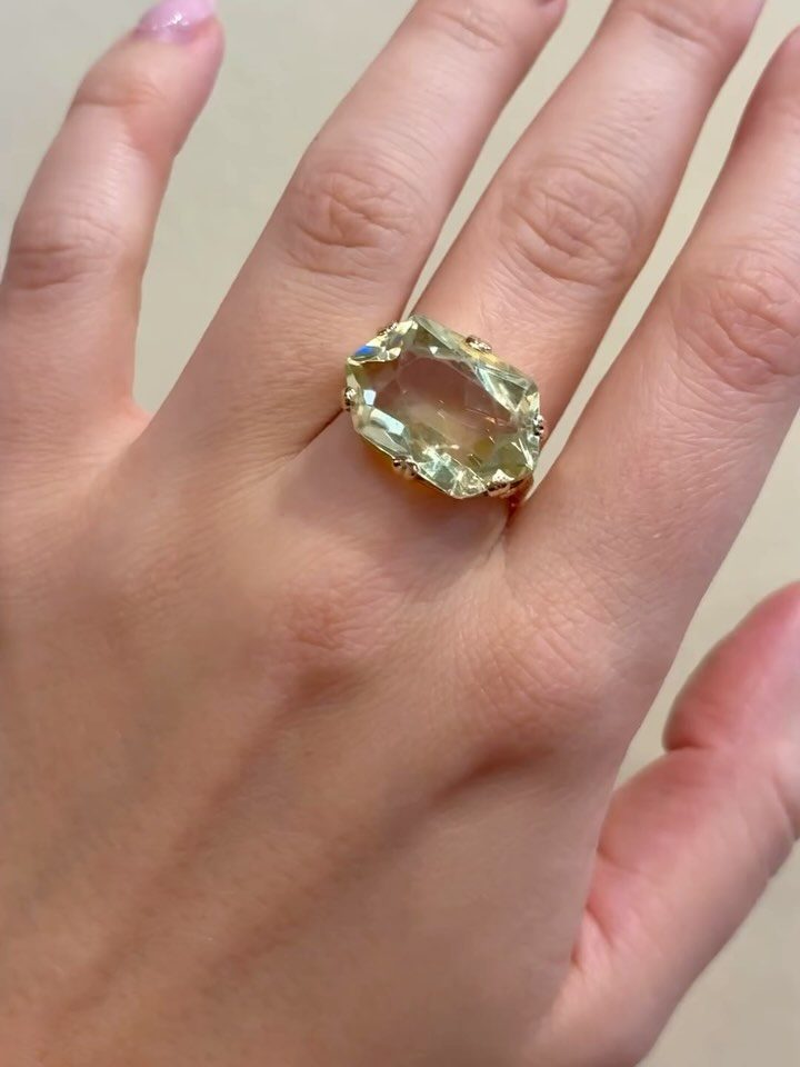 Cocktail ring • 14ct & Citrine at @collectionsfinejewellery 

📍 148 Toorak Road South Yarra

#collectionsjewellery #citrine