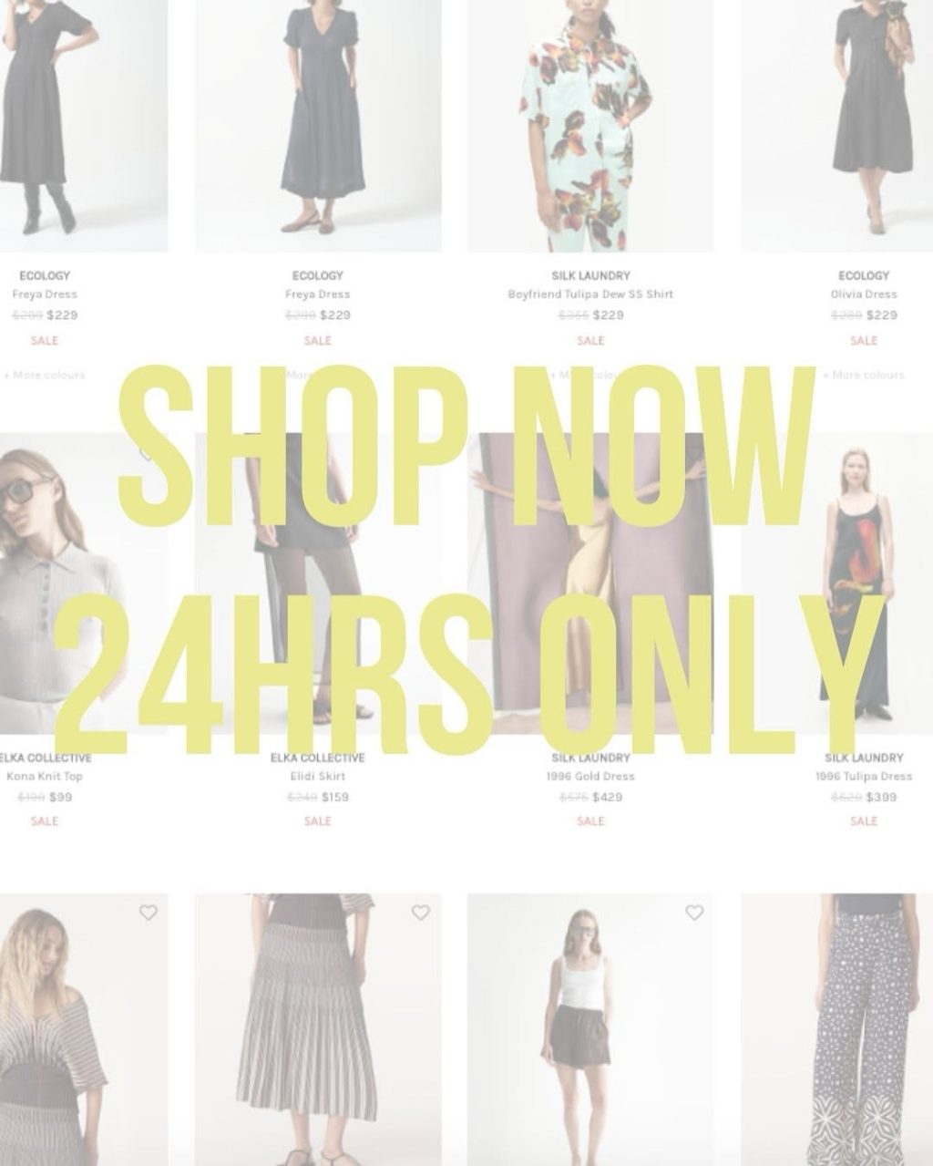 THURSDAY 5TH JUNE // ONE DAY ONLY at @eco_d 

🍂Enjoy 25% OFF (almost) everything!🍂

Available in boutique and online.

📍 123 Toorak Road South Yarra

Exclusions and T+C's Apply.