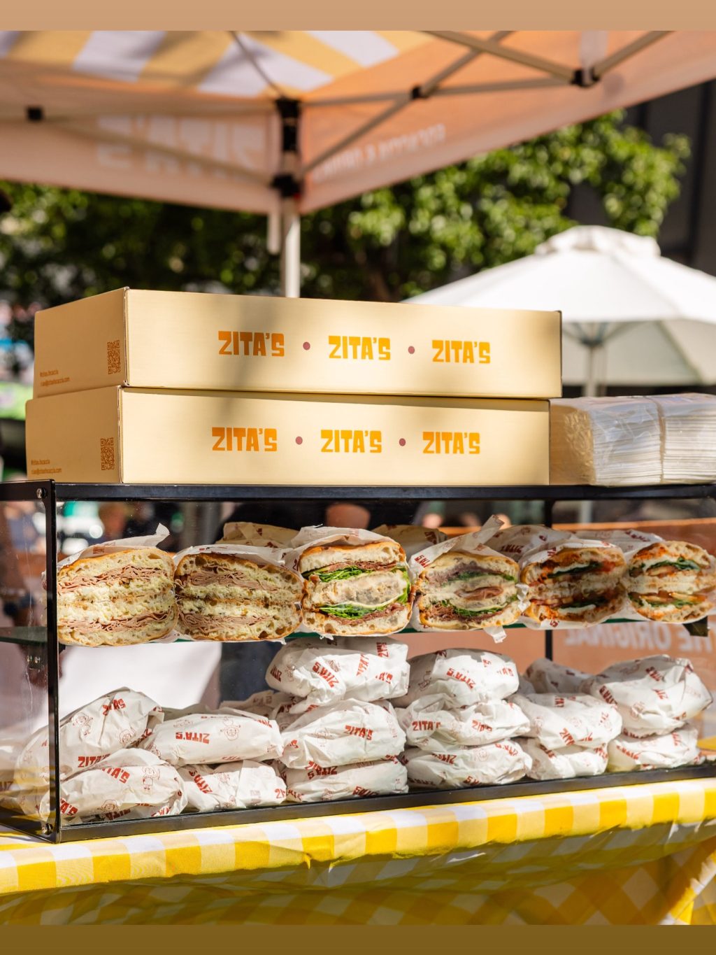 Zita’s Focaccia is on site and ready to go.

Fresh focaccias, stacked and sliced, coming out all afternoon at Jazz on Murphy.

Easy, quick, and exactly what you want between sets.

Come hungry.