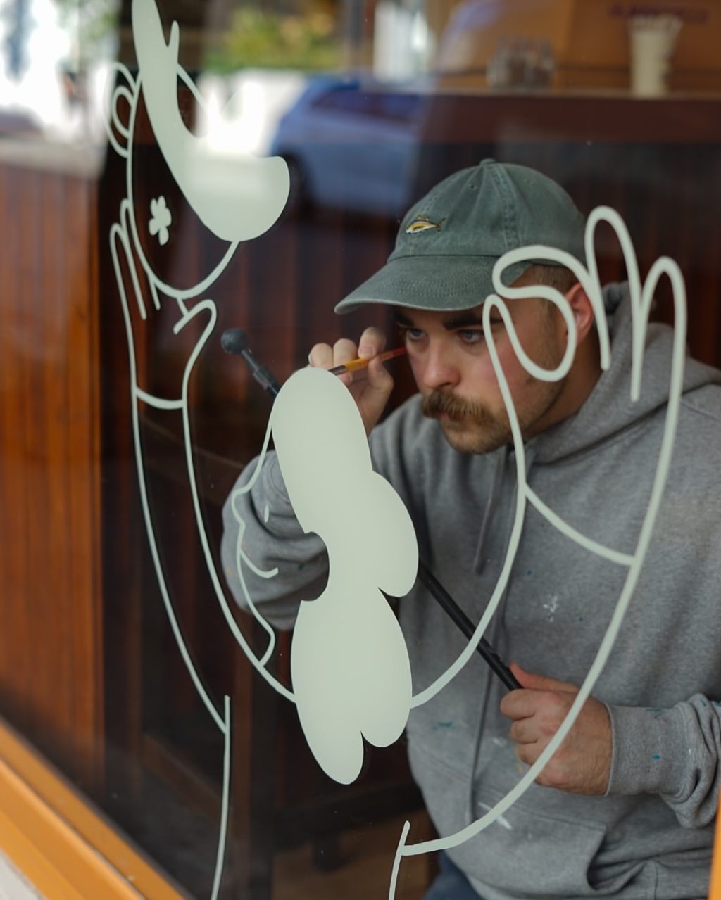 How good is this!! 
Well done @kalindesign! 💛
"Hand painted signage for a few familiar faces. Zitas Focaccia have always been a big supporter of what I do so I was stoked to tackle their new cafe window. Appreciate you guys, as always. 🫶"

📍 Next Door Zita's Sister Cafe
  43 Ralston Street South Yarra